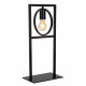 Lampada da tavolo con struttura in metallo dal design moderno ed elegante