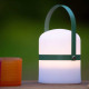 Lampada da tavolo da esterno moderna a LED dimmerabile diffusore in acrilico