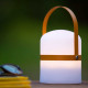 Lampada da tavolo da esterno moderna a LED dimmerabile diffusore in acrilico