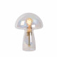 Lampada da tavolo dal design moderno con diffusore in vetro