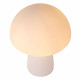 Lampada da tavolo dal design moderno con diffusore in vetro
