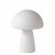 Lampada da tavolo dal design moderno con diffusore in vetro