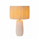 Lampada da tavolo in ceramica con diffusore in carta
