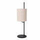 Lampada da tavolo moderna con paralume in tessuto