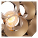 Lampada da tavolo moderna con struttura e diffusore in metallo