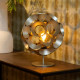 Lampada da tavolo moderna con struttura e diffusore in metallo