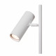 Lampada da tavolo moderna con struttura in alluminio e diffusore orientabile