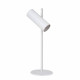 Lampada da tavolo moderna con struttura in alluminio e diffusore orientabile