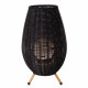Lampada da tavolo piccola da esterno a led ricaricabile con diffusore in rattan