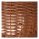 Lampada da tavolo piccola da esterno a led ricaricabile con diffusore in rattan