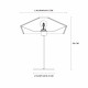 Lampada da tavolo struttura in metallo e diffusore in carta dal design rustico