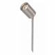 Lampada da terra a led da giardino in acciaio con diffusore orientabile