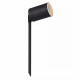 Lampada da terra a led da giardino in acciaio con diffusore orientabile