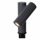 Paletto luce da giardino a LED in alluminio con diffusore orientabile