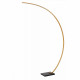 Lampada da terra ad arco con lLED dimmerabile base in marmo struttura in metallo