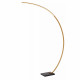 Lampada da terra ad arco con lLED dimmerabile base in marmo struttura in metallo