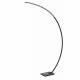 Lampada da terra ad arco con lLED dimmerabile base in marmo struttura in metallo