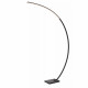 Lampada da terra ad arco con lLED dimmerabile base in marmo struttura in metallo