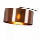 Lampada da terra ad arco con struttura in metallo dal design moderno