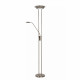 Lampada da terra con doppio diffusore a LED dimmerabile dal design moderno