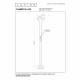 Lampada da terra con doppio diffusore a LED dimmerabile dal design moderno