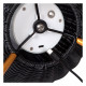 Lampada da terra da esterno a led ricaricabile con diffusore in rattan