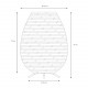 Lampada da terra da esterno a led ricaricabile con diffusore in rattan