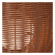 Lampada da terra da esterno a led ricaricabile con diffusore in rattan