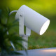 Lampada da terra da giardino con struttura moderna in alluminio verniciato