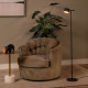 Lampada da terra da lettura con diffusore a LED dimmerabile