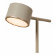 Lampada da terra da lettura con diffusore a LED dimmerabile