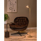 Lampada da terra da lettura con diffusore a LED dimmerabile