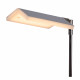 Lampada da terra da lettura struttura in metallo e diffusore a LED dimmerabile