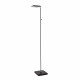 Lampada da terra da lettura struttura in metallo e diffusore a LED dimmerabile