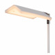 Lampada da terra da lettura struttura in metallo e diffusore a LED dimmerabile