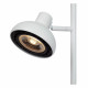 Lampada da terra dal design moderno in acciaio con doppio diffusore