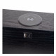Lampada da terra in metallo e diffusore in cotone e ricarica batterie USB