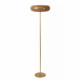 Lampada da terra moderna con struttura in metallo e diffusore in vetro