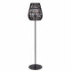 Lampada da terra per esterni in metallo dal design moderno ed elegante