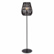 Lampada da terra per esterni in metallo dal design moderno ed elegante
