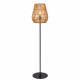 Lampada da terra per esterni in metallo dal design moderno ed elegante