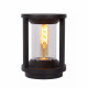 Lampioncino da terra per giardino in alluminio moderna con diffusore in pvc