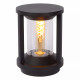 Lampioncino da terra per giardino in alluminio moderna con diffusore in pvc