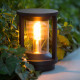 Lampioncino da terra per giardino in alluminio moderna con diffusore in pvc