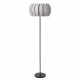 Lampada da terra struttura in metallo e paralume in feltro
