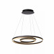 Lampada a sospensione a LED dimmerabile integrato e 3 diffusori con cerchi