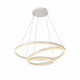 Lampada a sospensione a LED dimmerabile integrato e 3 diffusori con cerchi