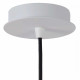 Lampada a sospensione con diffusore in metallo dal design elegante