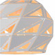Lampada a sospensione con diffusore in metallo dal design elegante