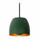 Lampada a sospensione lineare con tre diffusori dal design moderno in metallo